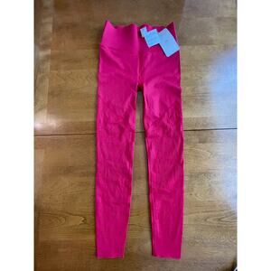 NWT Fabletics high-waisted sculptknit statement leggings - size L - red